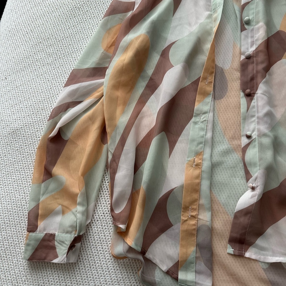 Princess Polly Funky Town Shirt Multi Size 6 - Picture 9 of 12